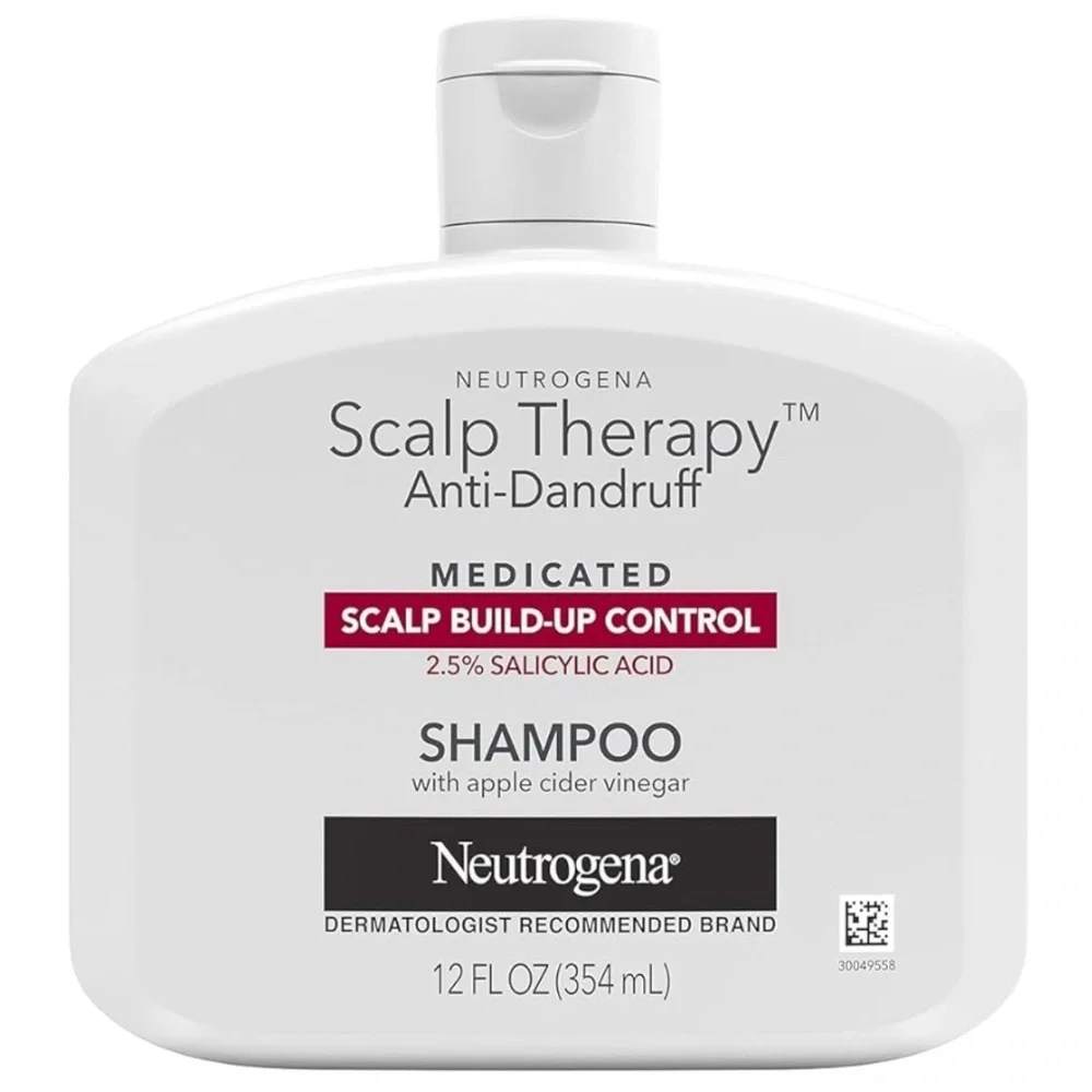 Neutrogena Scalp Therapy Anti-Dandruff Shampoo for Scalp Build-up Control 12 oz.